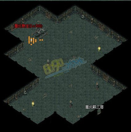 传奇网页游戏凰炎教主位置